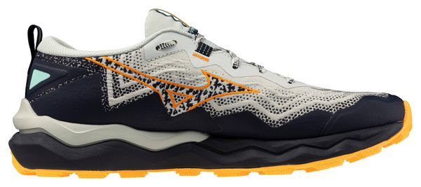 Chaussures Trail Mizuno Wave Daichi 9 Gris/Orange Homme