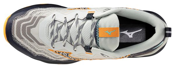 Chaussures Trail Mizuno Wave Daichi 9 Gris/Orange Homme