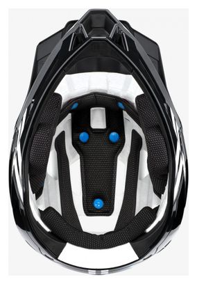 Full Face Helmet 100% Trajecta Fidlock SP21 Black / White