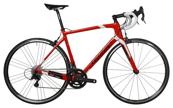 Bicicleta de carretera Wilier Triestina GTR Team Campagnolo Centaur 11S 700 mm Rojo Blanco Negro Brillante 2022