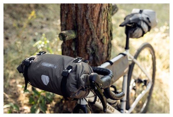 Ortlieb Handlebar-Pack Flex 9L Borsa da manubrio Grigio sabbia scuro Beige