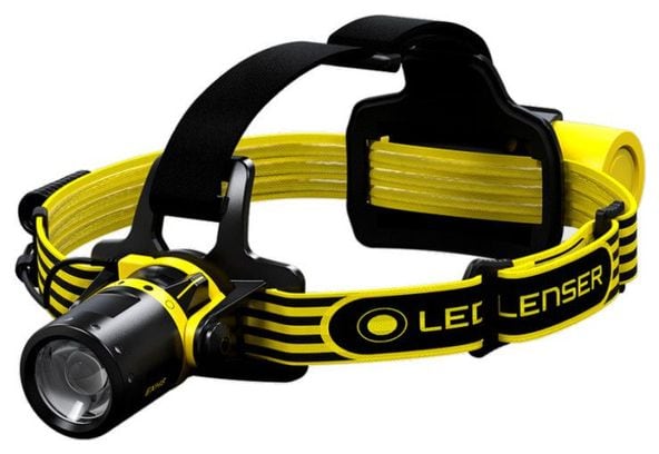 Lampe frontale Led Exh8 Série Atex Ex-Zone 0/20 Ledlenser - Noir / Jaune