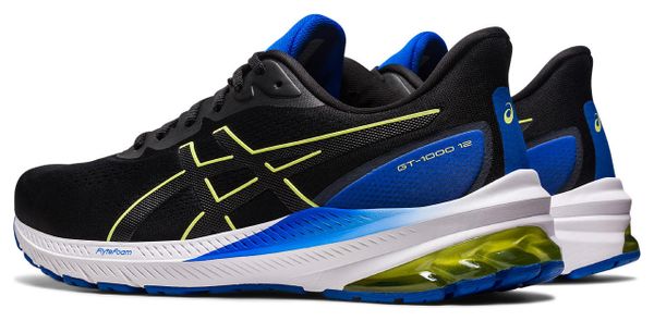 Asics GT-1000 12 Running Shoes Black Yellow Men's