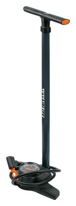 SKS Airlite 10.0 Fußpumpe (max. 144 psi/10 bar) Schwarz/Orange