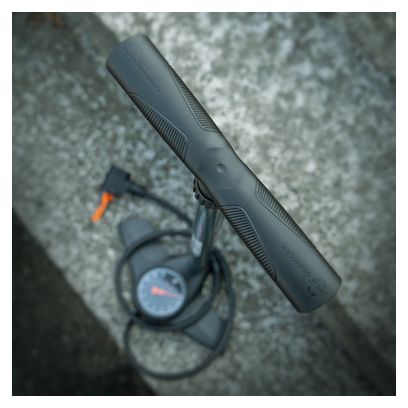 SKS Airlite 10.0 Fußpumpe (max. 144 psi/10 bar) Schwarz/Orange
