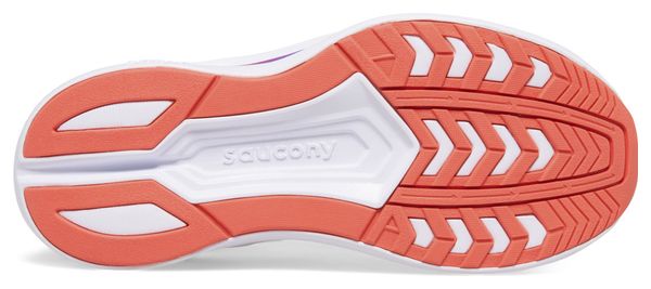 Children's Running Shoes Saucony Endorphin Kdz White Violet Orange