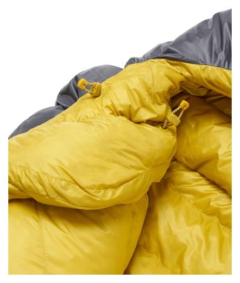 RAB Neutrino Schlafsack –12 °C Grau/Gelb
