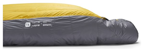 RAB Neutrino Schlafsack –12 °C Grau/Gelb