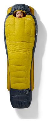 RAB Neutrino Schlafsack –12 °C Grau/Gelb