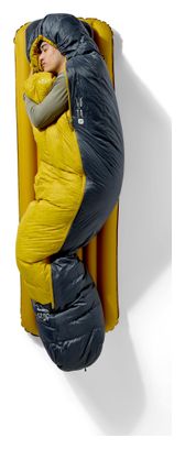 RAB Neutrino Schlafsack –12 °C Grau/Gelb