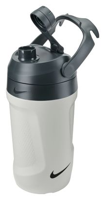 Nike Fuel Jug 1200 ml Water Bottle, White/Gray