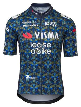 Maillot Manches Courtes AGU Team Visma Lease a Bike - Tour de France 2024 - Bleu