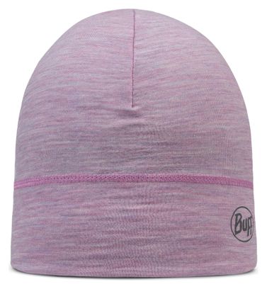 Cappellino Buff in lana merino leggera, rosa