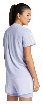 Maglia a maniche corte adidas Own The Run Donna Viola
