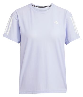 Maglia a maniche corte adidas Own The Run Donna Viola