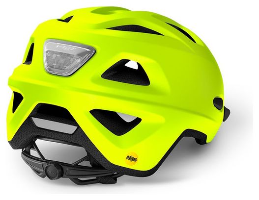 Met Mobilite Mips Urban Helmet Mat Neon Yellow