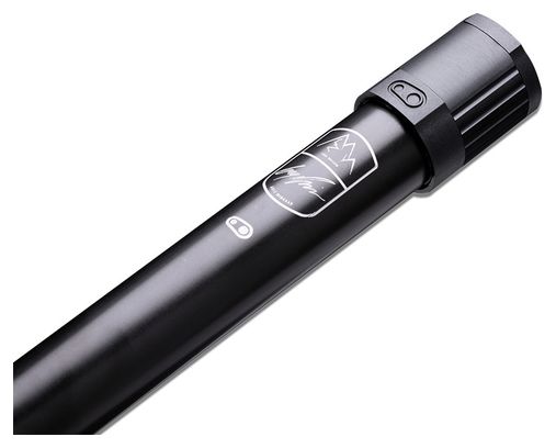 Pompe KLIC HV édition Minuit – Corps Alu Poli, Compatible Presta/Schrader, Support Inclus Et 5 Ans De Garantie