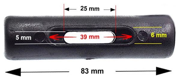 Adaptateur de sangle de porte vélo sur coffre vitré .