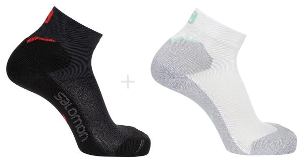 Salomon Speedcross Ankle Gray White Unisex Low Socks