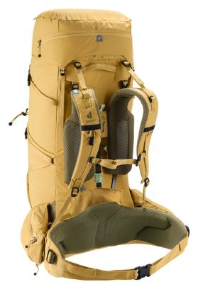 Zaino da trekking Deuter Aircontact Core 60 +10 L giallo da uomo