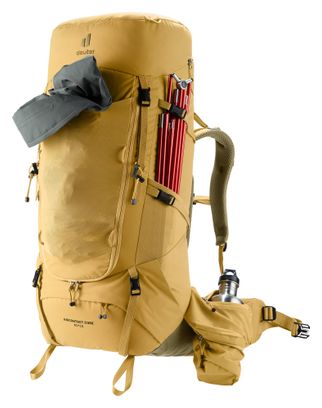 Zaino da trekking Deuter Aircontact Core 60 +10 L giallo da uomo