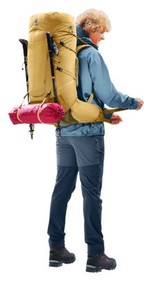 Zaino da trekking Deuter Aircontact Core 60 +10 L giallo da uomo