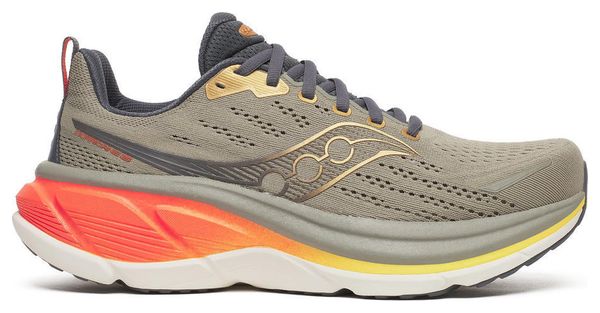 Zapatillas de running Saucony Hurricane 25 Caqui/Naranja Hombre