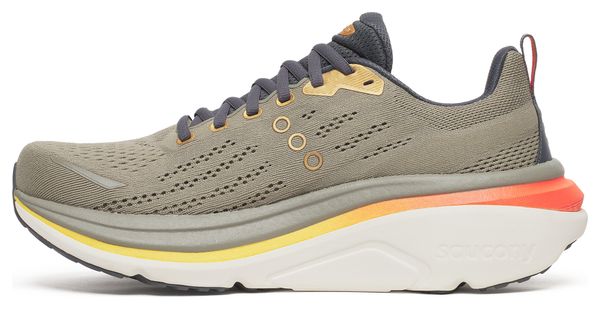 Zapatillas de running Saucony Hurricane 25 Caqui/Naranja Hombre