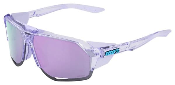 100% Goggles - Norvik - Polished Translucent - Hiper Lavender Violet Mirror Lenses