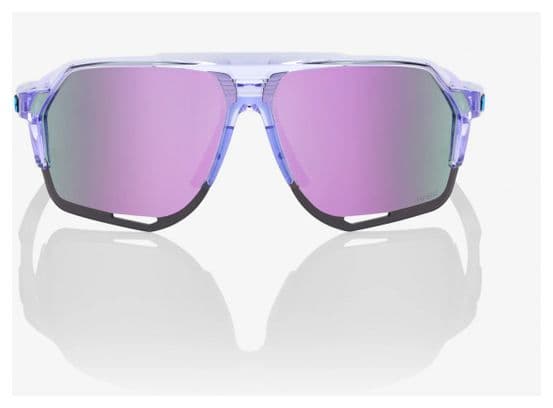 100% Brille - Norvik - Polished Translucent - Verspiegelte Gläser Hiper Lavender Violet