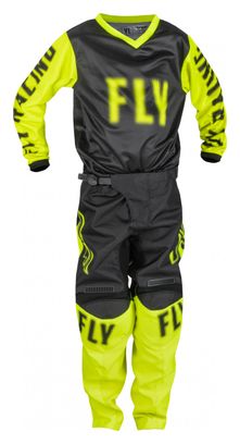 Fly F-16 Hose Schwarz / Fluo Gelb Kinder