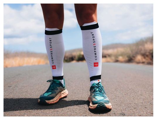 Vêtement De Compression COMPRESSPORT R2 3.0 – Coupe Unisexe, Couleur Estate Blue/White, Pour Course à Pied Et Sport