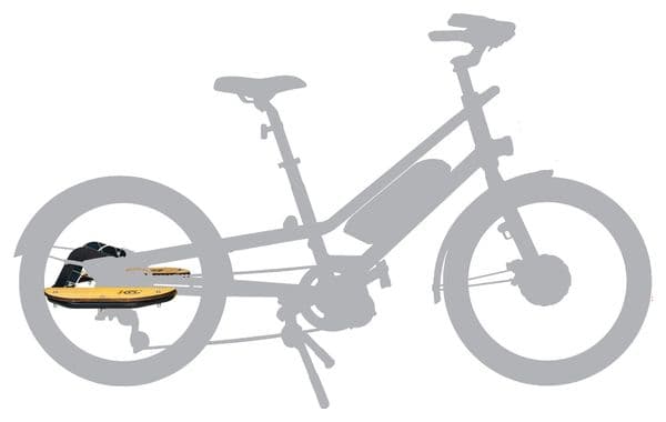 Coppia poggiapiedi per bicicletta iO InBicy 38x13 cm