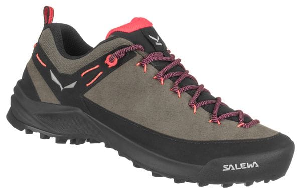 Salewa Wildfire Leather Women's Approach Shoes Brown/Black