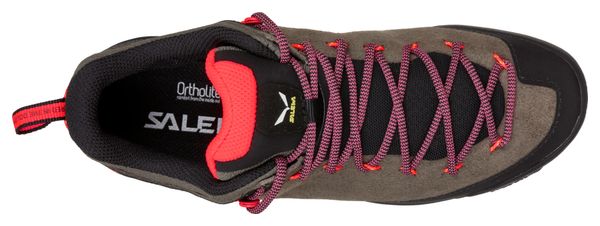 Dameslaarzen Salewa Wildfire Leer Bruin/Zwart