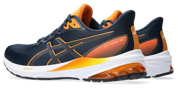 Chaussures de Running Asics GT-1000 12 Bleu Orange Homme