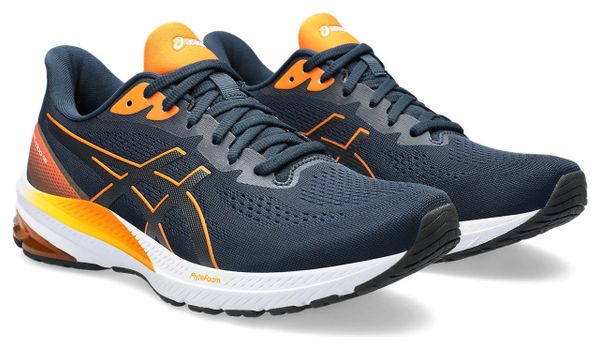 Hardloopschoenen Asics GT-1000 12 Blauw Oranje Homme