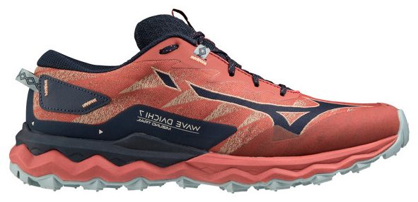 Trail Running Shoes Mizuno Wave Daichi 7 Red Blue