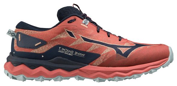 Chaussures de Trail Running Mizuno Wave Daichi 7 Rouge Bleu