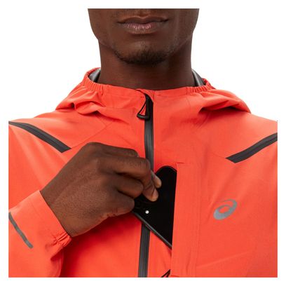 Veste imperméable Asics Accelerate WP 2.0 Rouge Homme