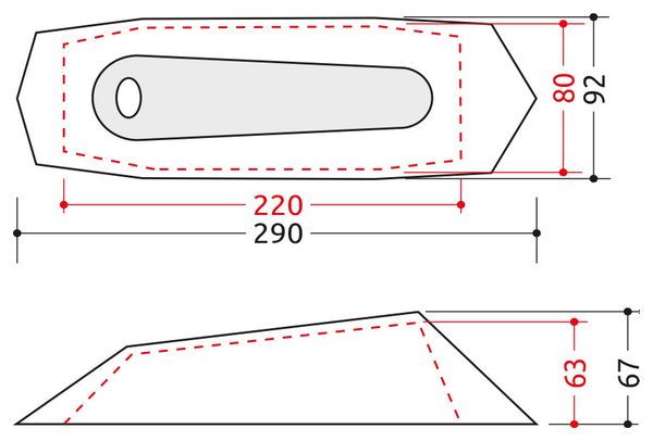 Camp Minima 1 SL Red Tent