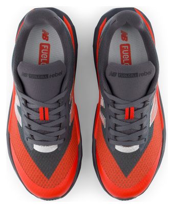 Zapatillas de running New Balance FuelCell Rebel Lace rojas/grises para niño