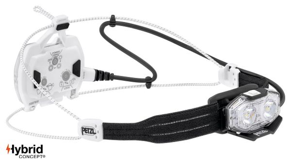 Petzl NAO LT Headlamp, 600 lumens, Black/White