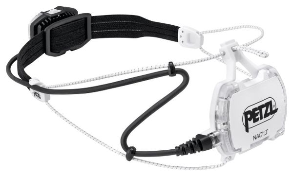 Petzl NAO LT Headlamp, 600 lumens, Black/White