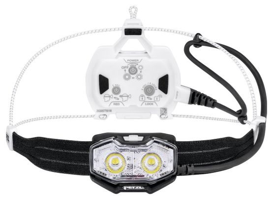 Petzl NAO LT Headlamp, 600 lumens, Black/White