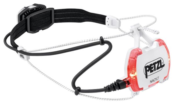 Petzl NAO LT Headlamp, 600 lumens, Black/White