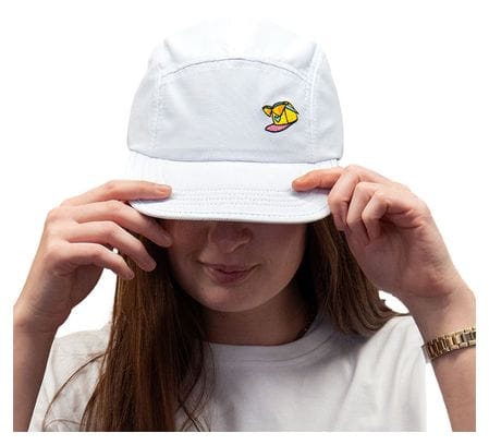 BV SPORT Gorra <strong>de 5 Paneles </strong>''DBDB'' Blanca