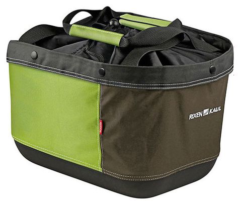 Sacoche de Porte-Bagage Racktime Klickfix Alingo GT Vert Marron