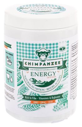 Boisson Energétique CHIMPANZEE Quicks Mix Shake Miel Céréales cacao 420g
