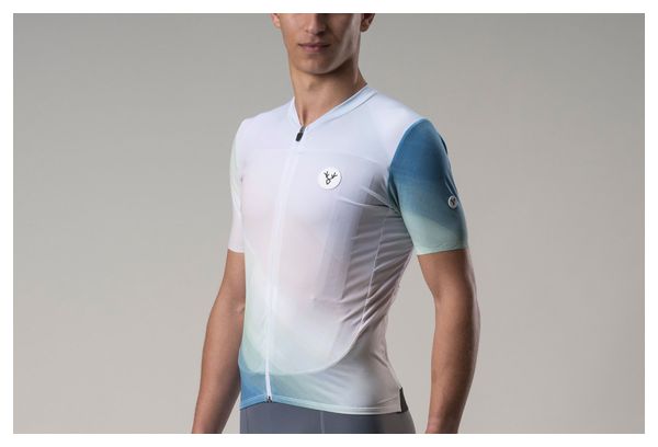 Maillot de manga corta LeBram Ventoux Verde Acuarela